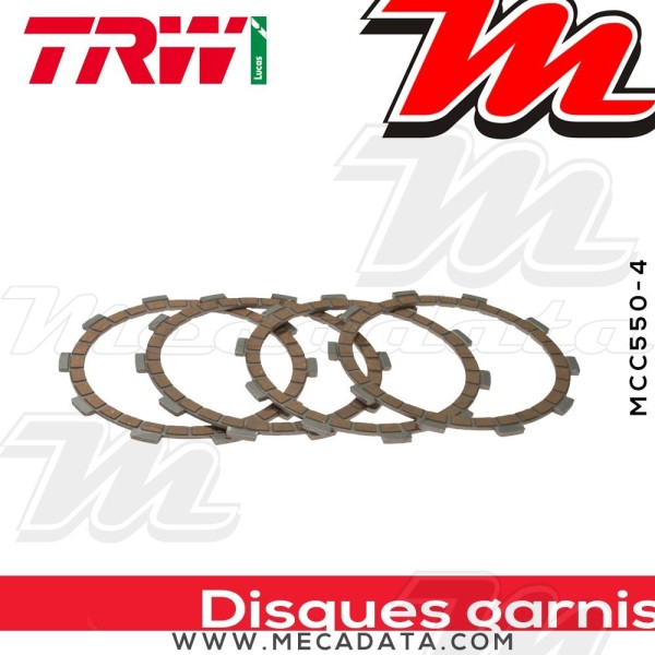 Disques d'embrayage garnis ~ TRW Lucas MCC 550-4