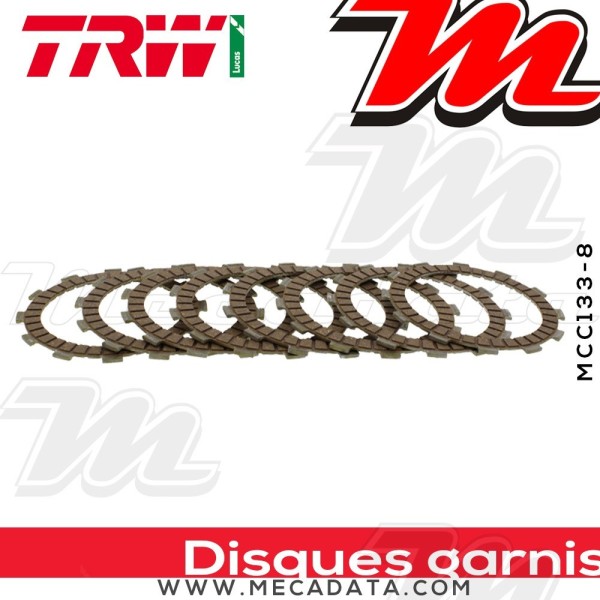Disques d'embrayage garnis ~ TRW Lucas MCC 133-8