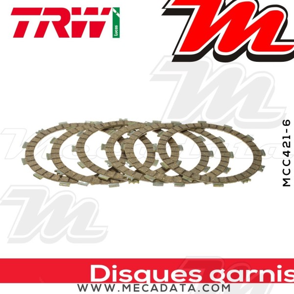 Disques d'embrayage garnis ~ TRW Lucas MCC 421-6