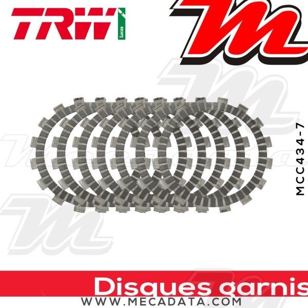 Disques d'embrayage garnis ~ TRW Lucas MCC 434-7