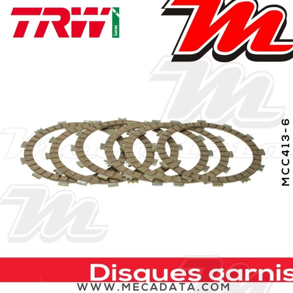 Disques d'embrayage garnis ~ TRW Lucas MCC 413-6