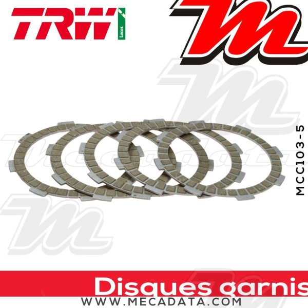 Disques d'embrayage garnis ~ TRW Lucas MCC 103-5