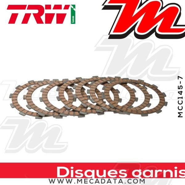 Disques d'embrayage garnis ~ TRW Lucas MCC 145-7