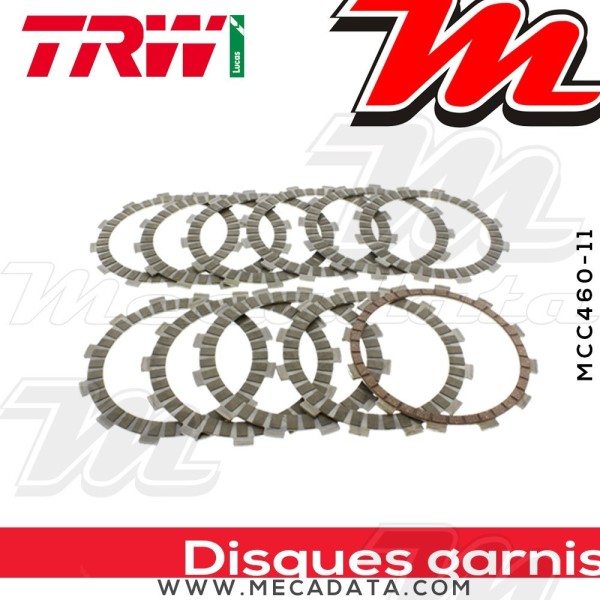 Disques d'embrayage garnis ~ TRW Lucas MCC 460-11
