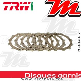Disques d'embrayage garnis ~ TRW Lucas MCC 424-7