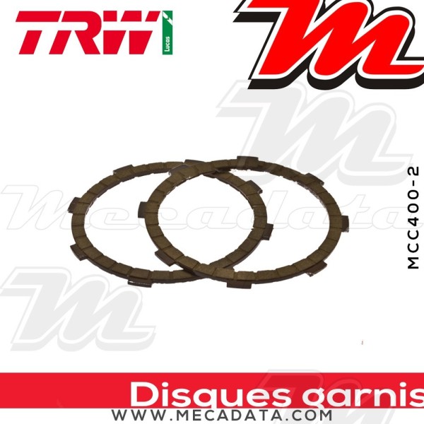 Disques d'embrayage garnis ~ TRW Lucas MCC 400-2