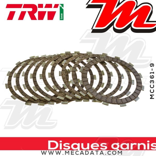 Disques d'embrayage garnis ~ TRW Lucas MCC 361-9