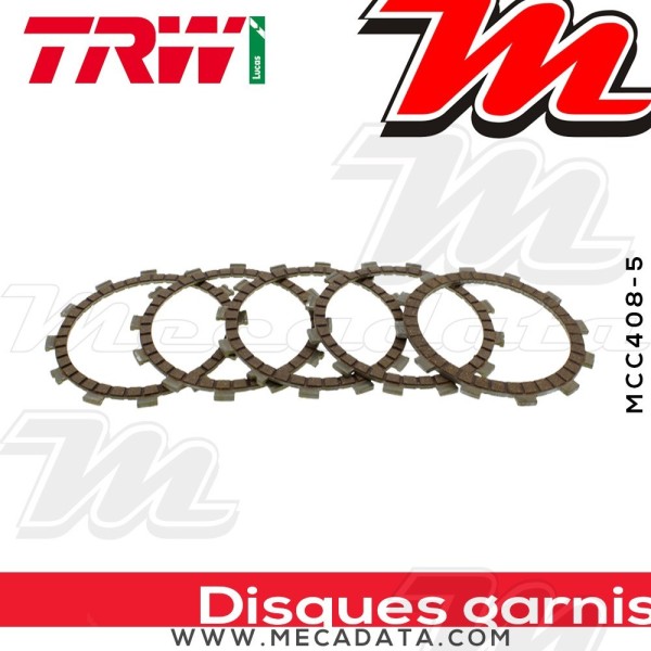 Disques d'embrayage garnis ~ TRW Lucas MCC 408-5
