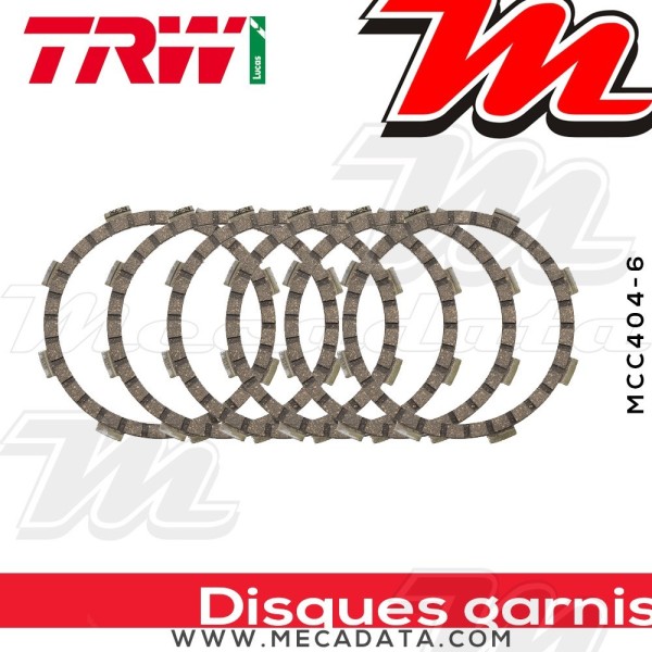 Disques d'embrayage garnis ~ TRW Lucas MCC 404-6