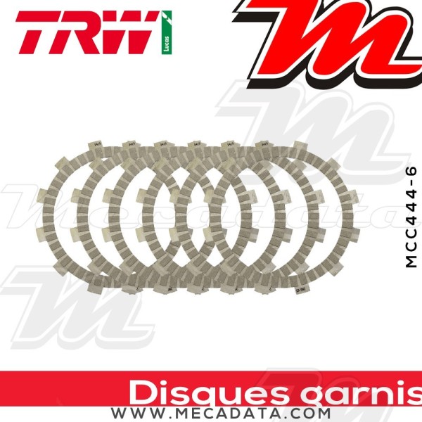 Disques d'embrayage garnis ~ TRW Lucas MCC 444-6
