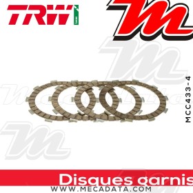 Disques d'embrayage garnis ~ TRW Lucas MCC 433-4