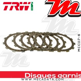 Disques d'embrayage garnis ~ TRW Lucas MCC 117-6