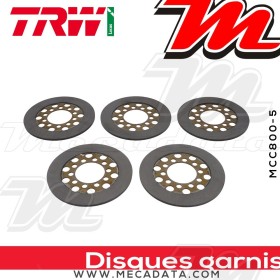 Disques d'embrayage garnis ~ TRW Lucas MCC 800-5