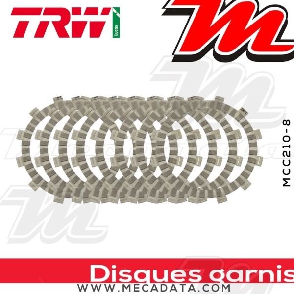 Disques d'embrayage garnis ~ TRW Lucas MCC 210-8