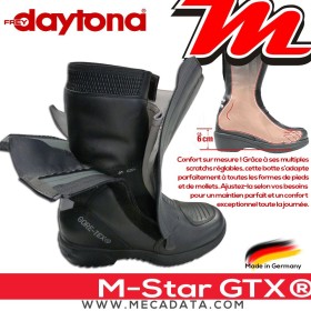Bottes moto avec talons 6 cm Gore-Tex Daytona M-Star GTX®
