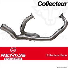 Collecteur 2-1 sans catalyseur version RACE REMUS KTM 1190 Adventure 2013+, Adventure R 2013+