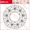 Disque de frein Avant TRW Lucas MSW 314 pour KTM 125 Sting KTM 125 98-
