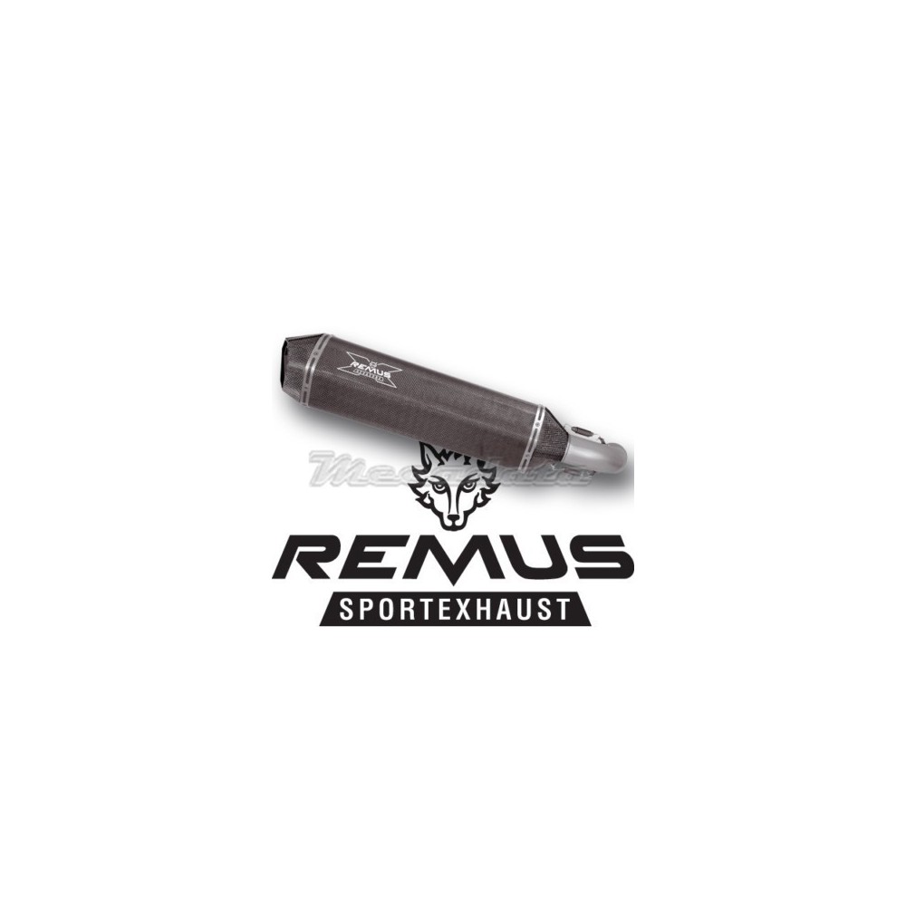 Echappement Remus Carbone Ducati Hypermotard 1100 07+
