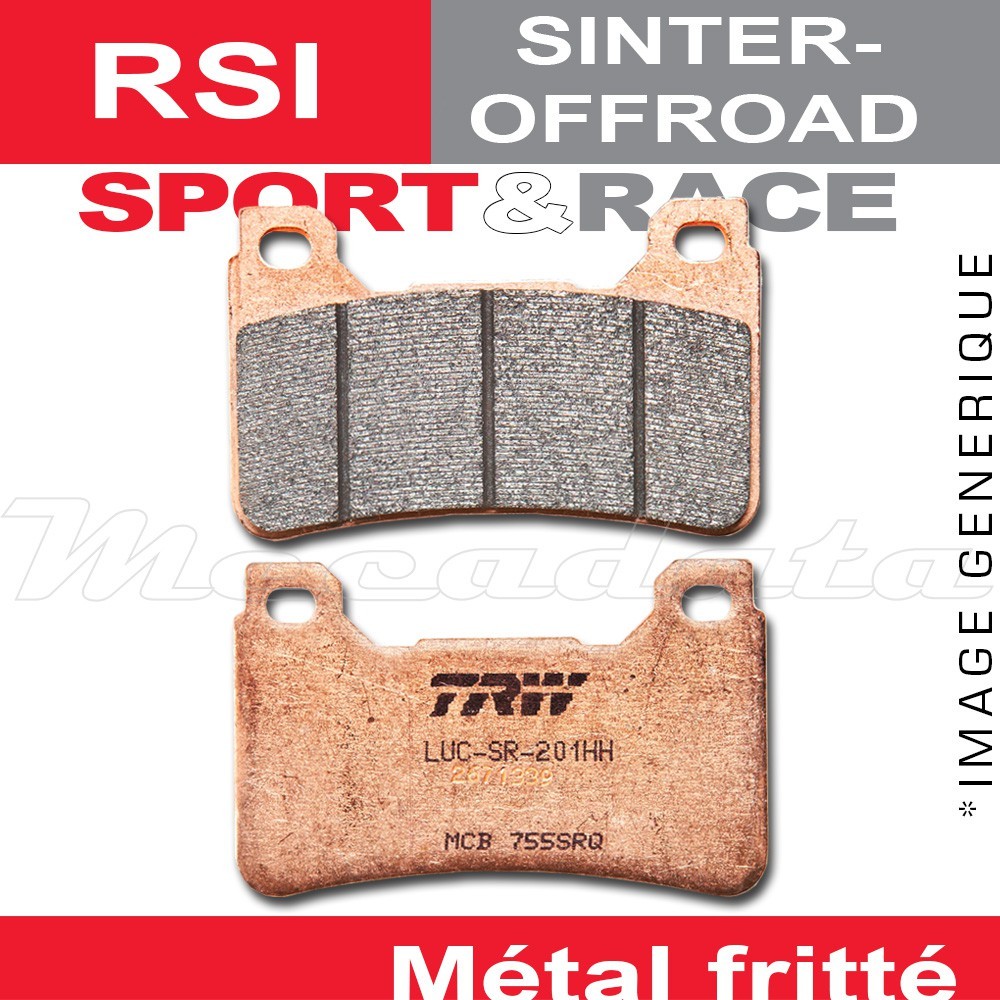 Plaquettes de frein TRW RSI pour Aprilia 650 Pegaso Trail VD 06-10