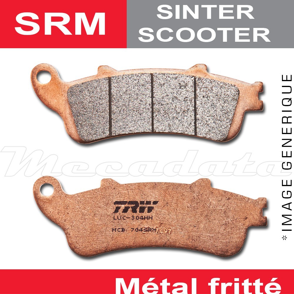 Plaquettes de frein TRW SRM pour Honda FES 150 Silver Wing, ABS KF06 07-09