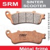 Plaquettes de frein TRW SRM pour Honda FES 150 Silver Wing, ABS KF06 07-09