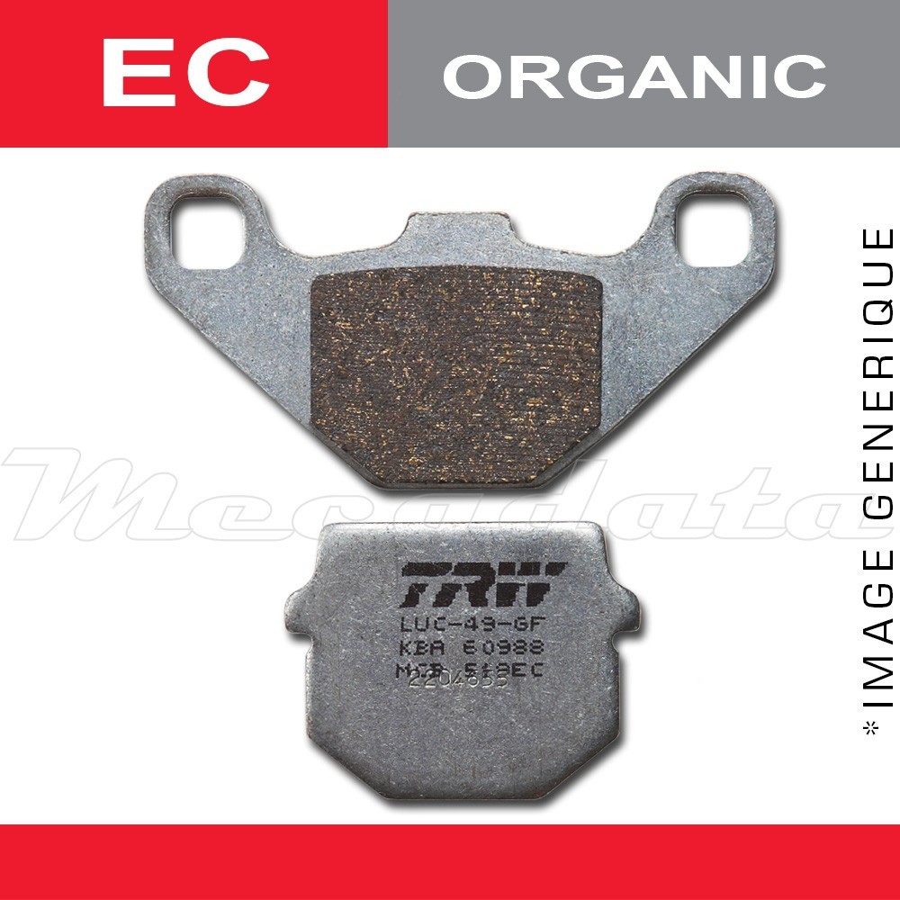 Plaquettes de frein TRW EC pour Peugeot 50 New Vivacity V1A 08-