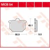 Plaquettes de frein TRW SV pour Honda CX 500 C PC01 80-81