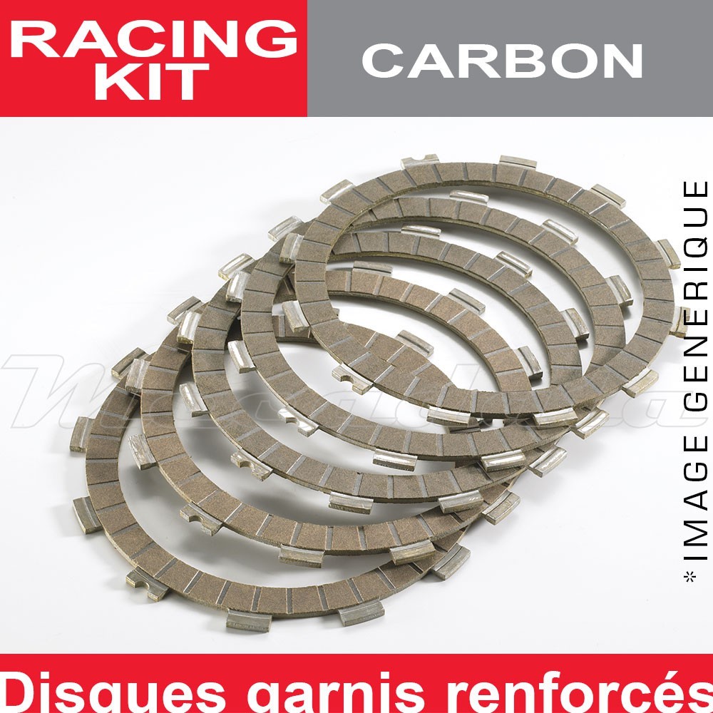 Disques d'embrayage garnis renforcés Racing Kawasaki ZX-10R 1000 Ninja ZXT00C,D, E,F 2004-2015 TRW Lucas MCC 343-10RAC