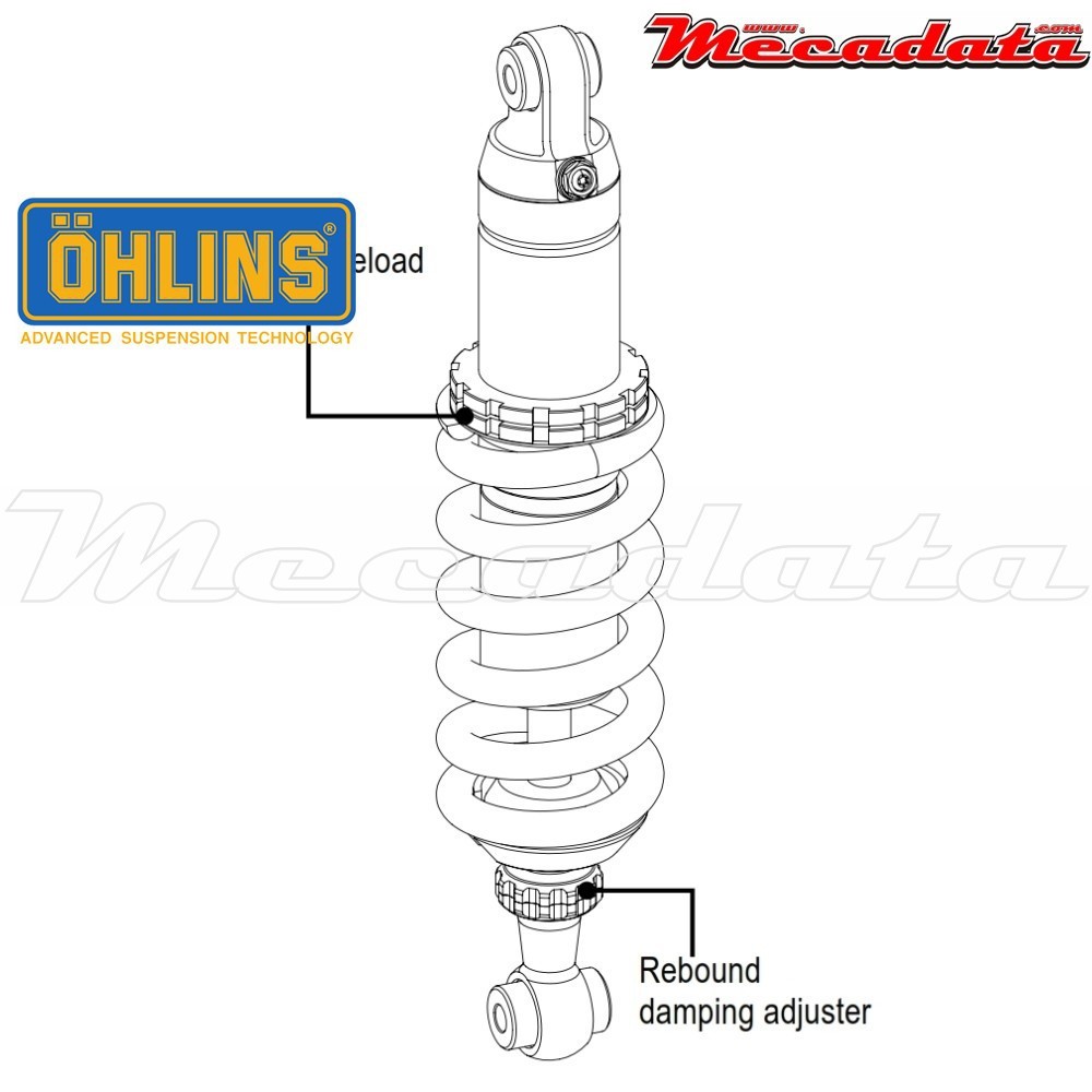 Amortisseur Ohlins BMW R 1200 R (2007-2014) BM 056 PFP (S46DR1)  - Arrière