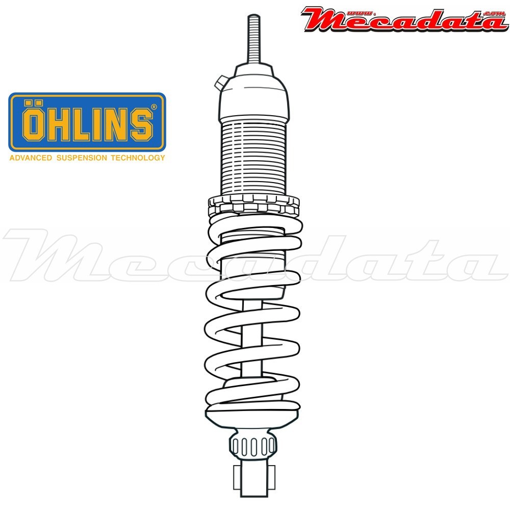 Amortisseur Ohlins BMW R 1200 GS ADVENTURE (2004-2013) BM 607 (S46ER1)  - Avant