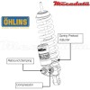 Amortisseur Ohlins BMW R 1200 GS ADVENTURE (2004-2013) BM 679 TTX 36 (T36PR1C1) - Avant