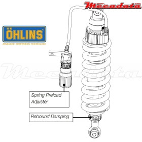 Amortisseur Ohlins BMW R 1200 GS (2004-2012) BM 508 (S46DR1S) - Arrière