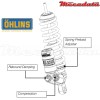 Amortisseur Ohlins BMW R 1200 GS (2004-2012) BM 677 TTX 36 (T36PR1C1) - Avant