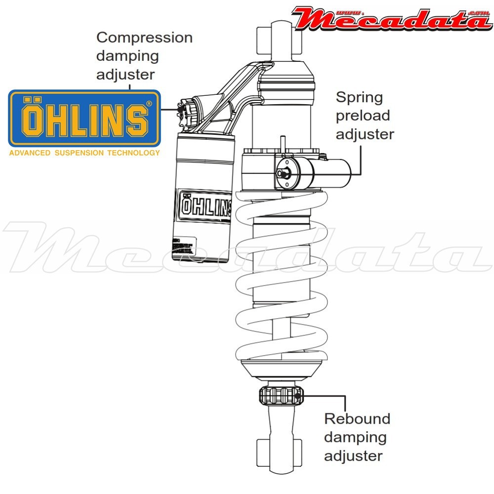 Amortisseur Ohlins BMW R NINE T (2014-2015) BM 440 (S46PR1C1B)