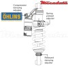 Amortisseur Ohlins BMW R NINE T (2014-2015) BM 440 (S46PR1C1B)