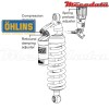 Amortisseur Ohlins BMW R 1200 GS ADVENTURE (2013-2015) BM 148 TTX 39 (T39PR1C1S) - Arrière