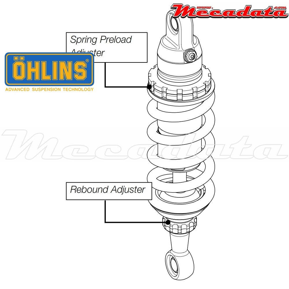 Amortisseur Ohlins BMW R 80 RS (1985-1993) BM 053 (S46DR1)