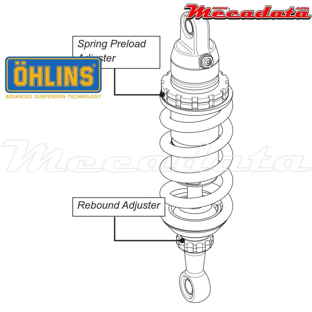 Amortisseur Ohlins BMW R 80 GS (1988-1994) BM 051 (S46DR1)