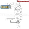 Amortisseur Ohlins BMW R 80 GS (1988-1994) BM 051 (S46DR1)