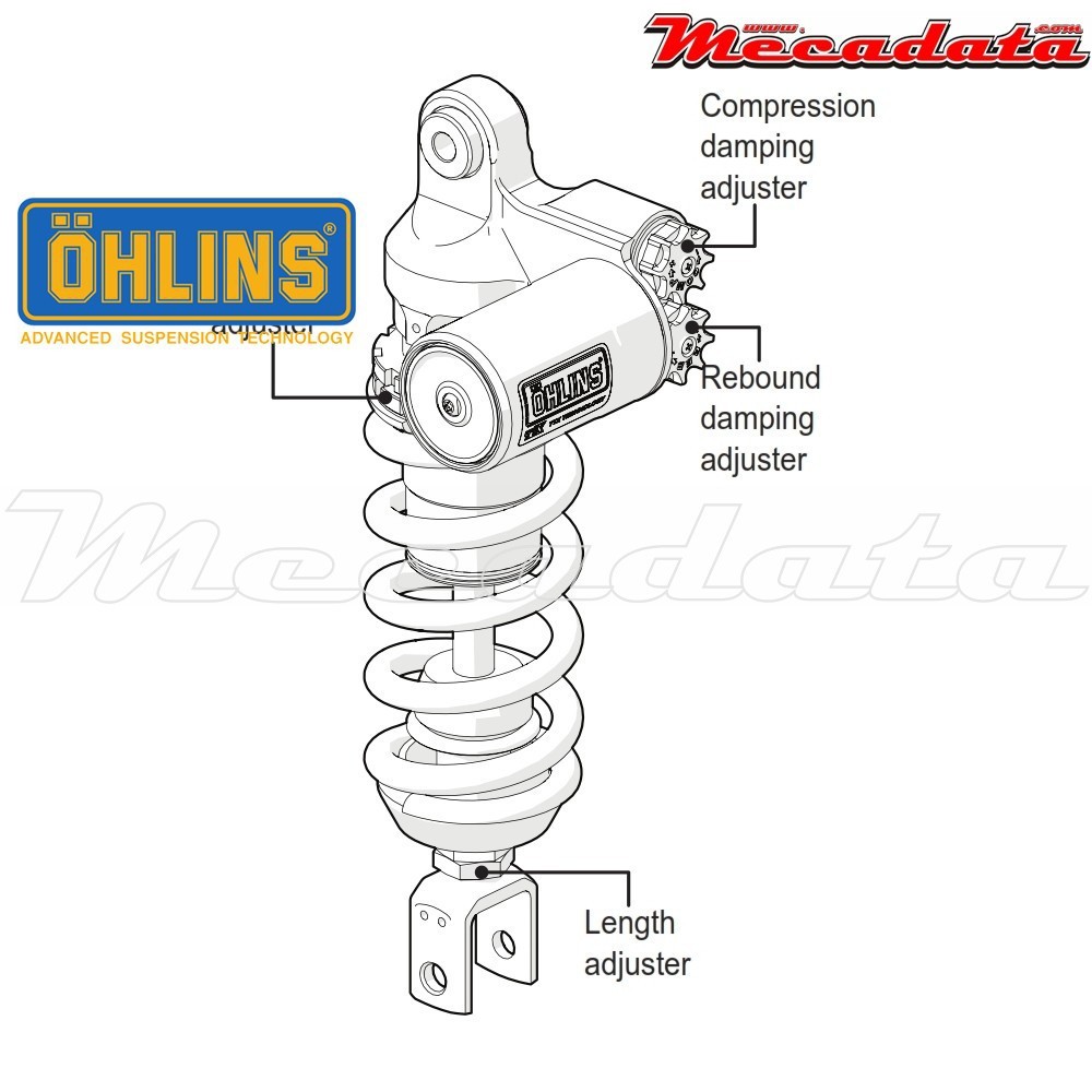 Amortisseur Ohlins BMW S 1000 RR (2012-2016) BM 358 TTX RT (T36PR1C1L)