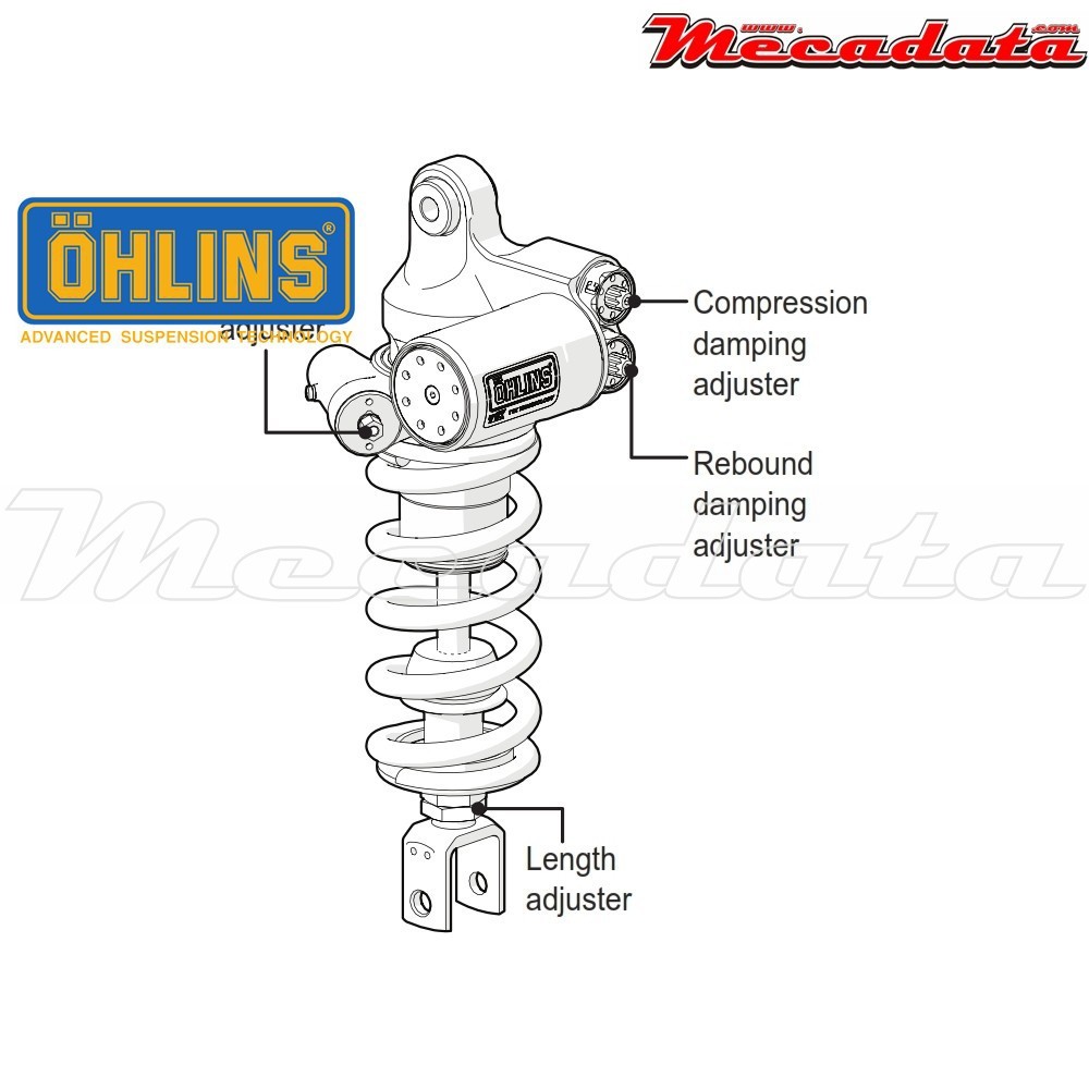 Amortisseur Ohlins BMW S 1000 RR (2012-2016) BM 340 TTX GP (T36PR1C1LS)