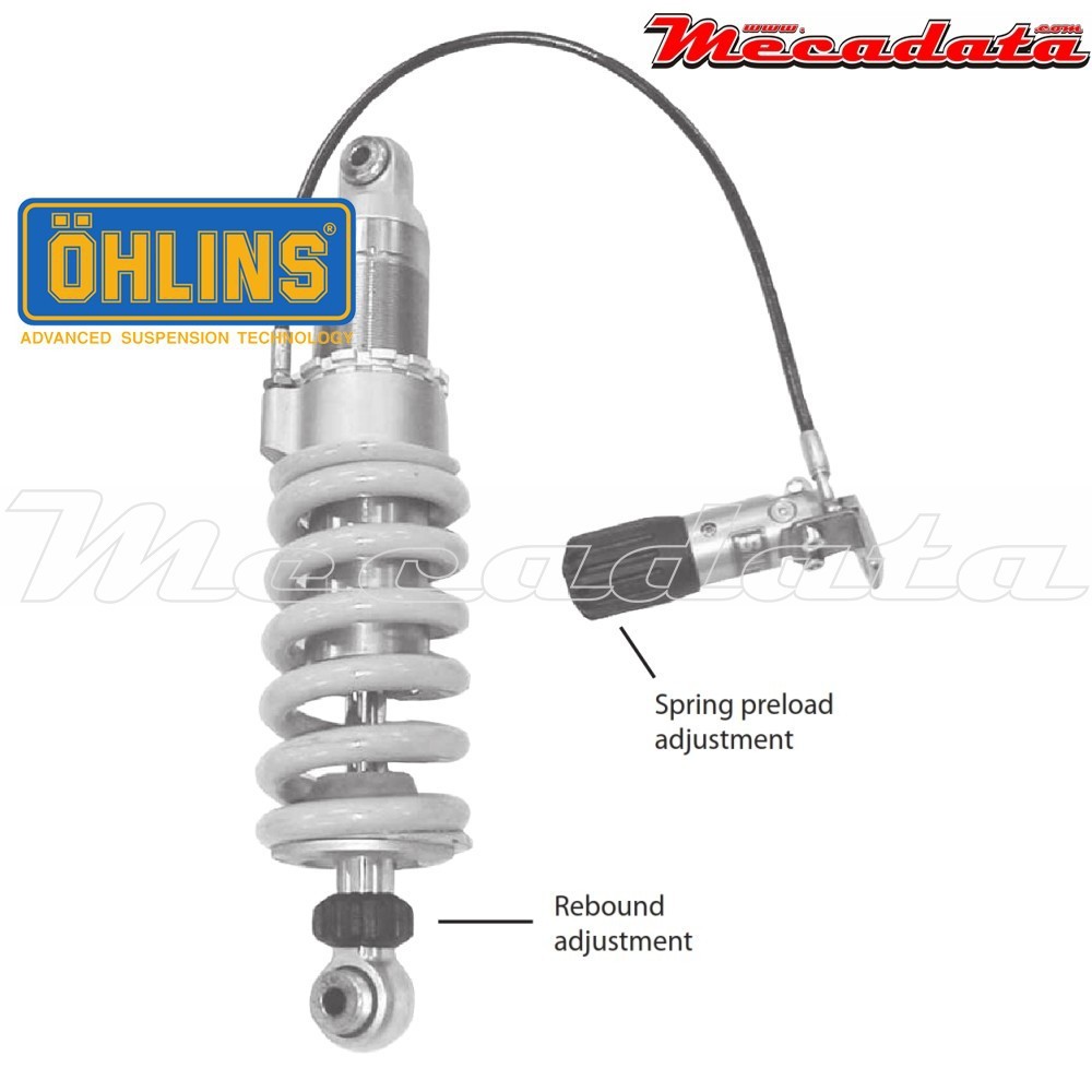 Amortisseur Ohlins BMW R 850 RT (2002-2006) BM 125 (S46DR1S)  - Arrière