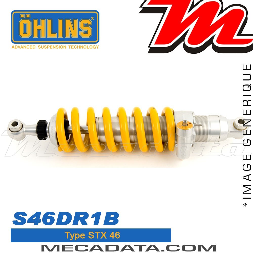 Amortisseur Ohlins BMW F 800 GS (2008-2016) BM 802 PFP (S46DR1B)