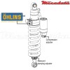 Amortisseur Ohlins BMW F 800 GS (2008-2016) BM 302 PFP (S46HR1C1B)