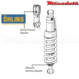 Amortisseur Ohlins BMW F 650 GS (2008-2012) BM 304 (S46DR1S)