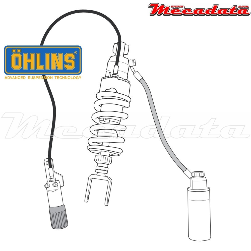 Amortisseur Ohlins BMW K 1200 RS (1997-2006) BM 702 (S46HR1C1LS)  - Arrière