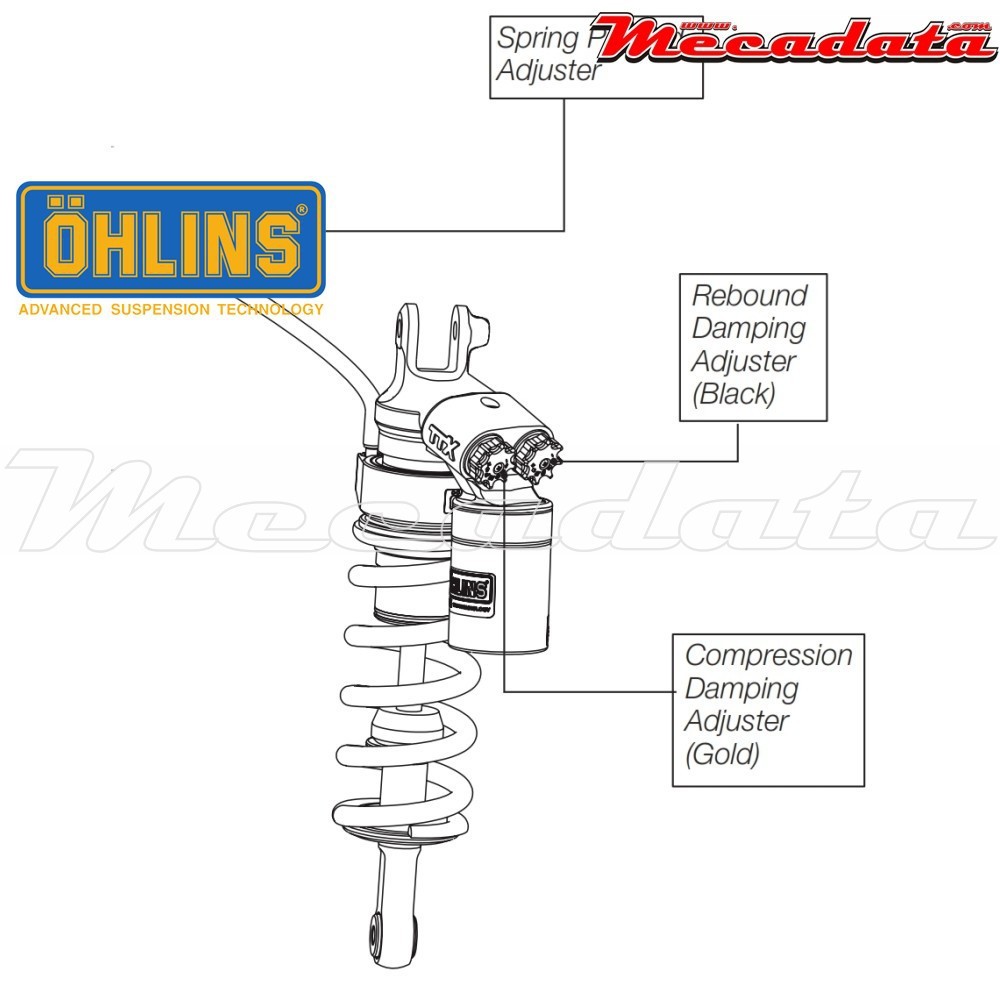 Amortisseur Ohlins DUCATI MULTISTRADA 1200 (2010-2012) DU 868 TTX 36 (T36PR1C1S)