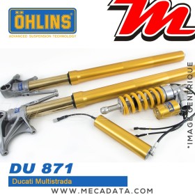 Amortisseur Ohlins DUCATI MULTISTRADA 1200 (2010-2012) DU 871 MECHATRONIC (Ec-kit)