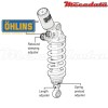 Amortisseur Ohlins DUCATI 1299 PANIGALE S (2015-2016) DU 360 TTX GP (T36PR1C1L)