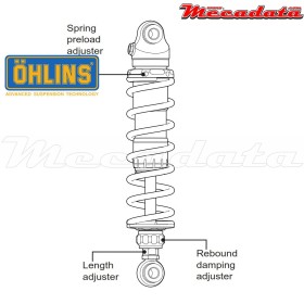 Amortisseur Ohlins HARLEY-DAVIDSON FL TOURING (1990-2015) HD 774 (S36DR1L)